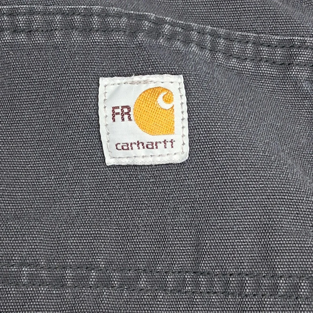 Carhartt‎ FR Flame Resistant Cargo Pants Mens 42x34 Black FRB240 Dungaree Fit